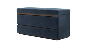 Hardy Bedside Chest of Drawers in Pumice House Basket Weave