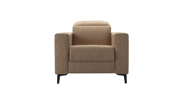 Ezra Recliner Armchair in Pumice House Basket Weave