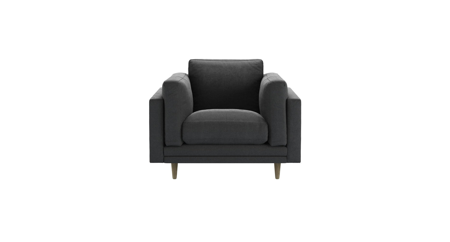 Marco Armchair in Pumice House Basket Weave