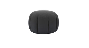 Harper Round Footstool in Pumice House Basket Weave