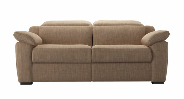 Hudson 2 Seat Recliner Sofa in Pumice House Basket Weave