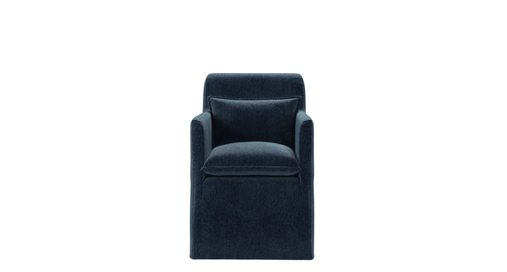 Anders Dining Chair with Arms in Pumice House Basket Weave