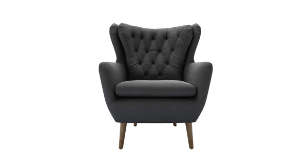 Ernest Swivel Armchair in Pumice House Basket Weave