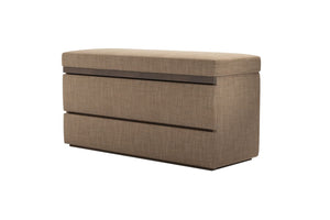 Hardy Bedside Chest of Drawers in Pumice House Basket Weave