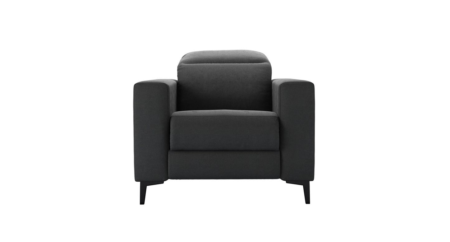Ezra Recliner Armchair in Pumice House Basket Weave