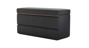 Hardy Bedside Chest of Drawers in Pumice House Basket Weave