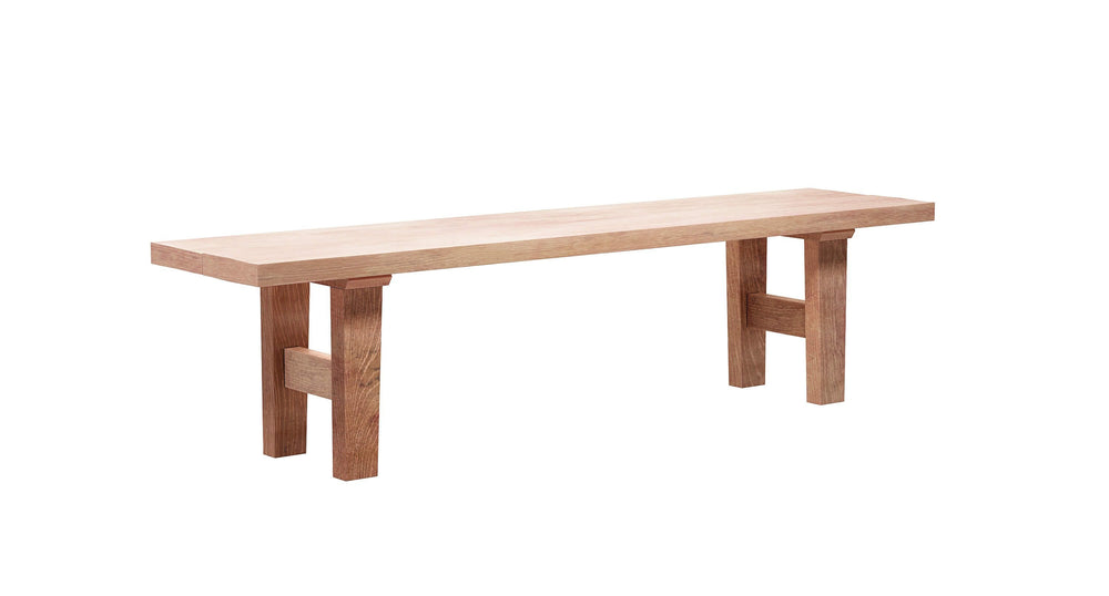 Kingsley Bench in Natural Oak
