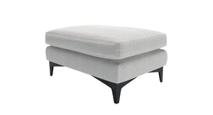 Lars Medium Rectangular Footstool in Pumice House Basket Weave