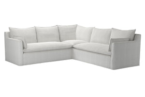 Anders Medium Corner Sofa in Pumice House Basket Weave