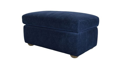 Tiffany Slim Medium Rectangular Footstool in Pumice House Basket Weave