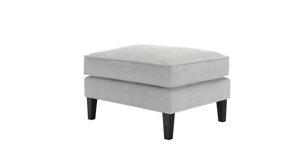 Iggy Medium Rectangular Footstool in Pumice House Basket Weave
