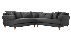 Teddy Medium Corner Sofa in Pumice House Basket Weave