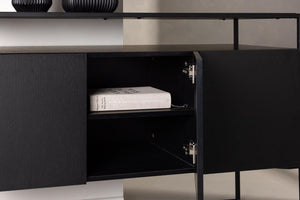 Kingsport Storage Cabinet – Black