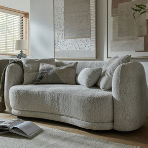 Sorelle 2-Seater Sofa with Cushions Modern Fabric Upholstery, Elegant Design & Relaxed Comfort - My Store