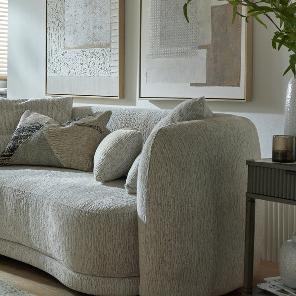 Sorelle 2-Seater Sofa with Cushions Modern Fabric Upholstery, Elegant Design & Relaxed Comfort - My Store
