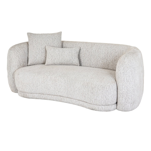 Sorelle 2-Seater Sofa with Cushions Modern Fabric Upholstery, Elegant Design & Relaxed Comfort - My Store