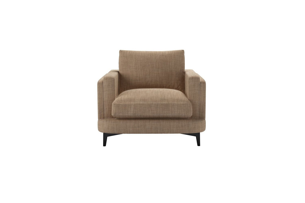 Boston Squared Arm Armchair in Pumice House Basket Weave