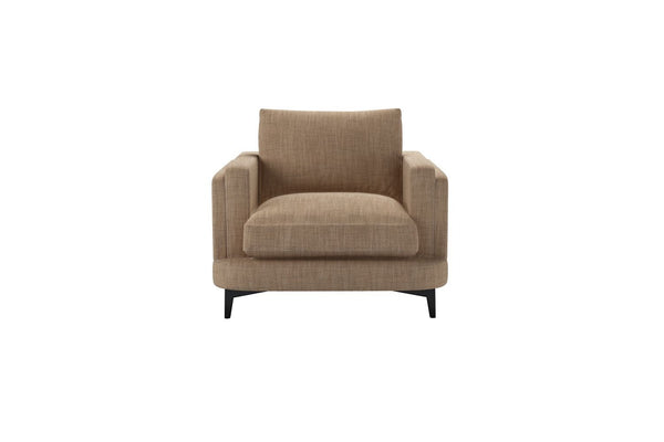 Boston Squared Arm Armchair in Pumice House Basket Weave