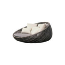 Elysia Rattan Round Outdoor Daybed with Cushions, Garden Sofa Day Bed, Waterproof Patio Lounge Bed, Modern Circular Outdoor Seating for Garden, Terrace & Balcony - Sleek Furniture