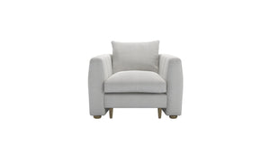 Tiffany Slim Armchair in Pumice House Basket Weave