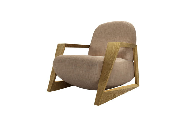 Hockney Armchair in Pumice House Basket Weave