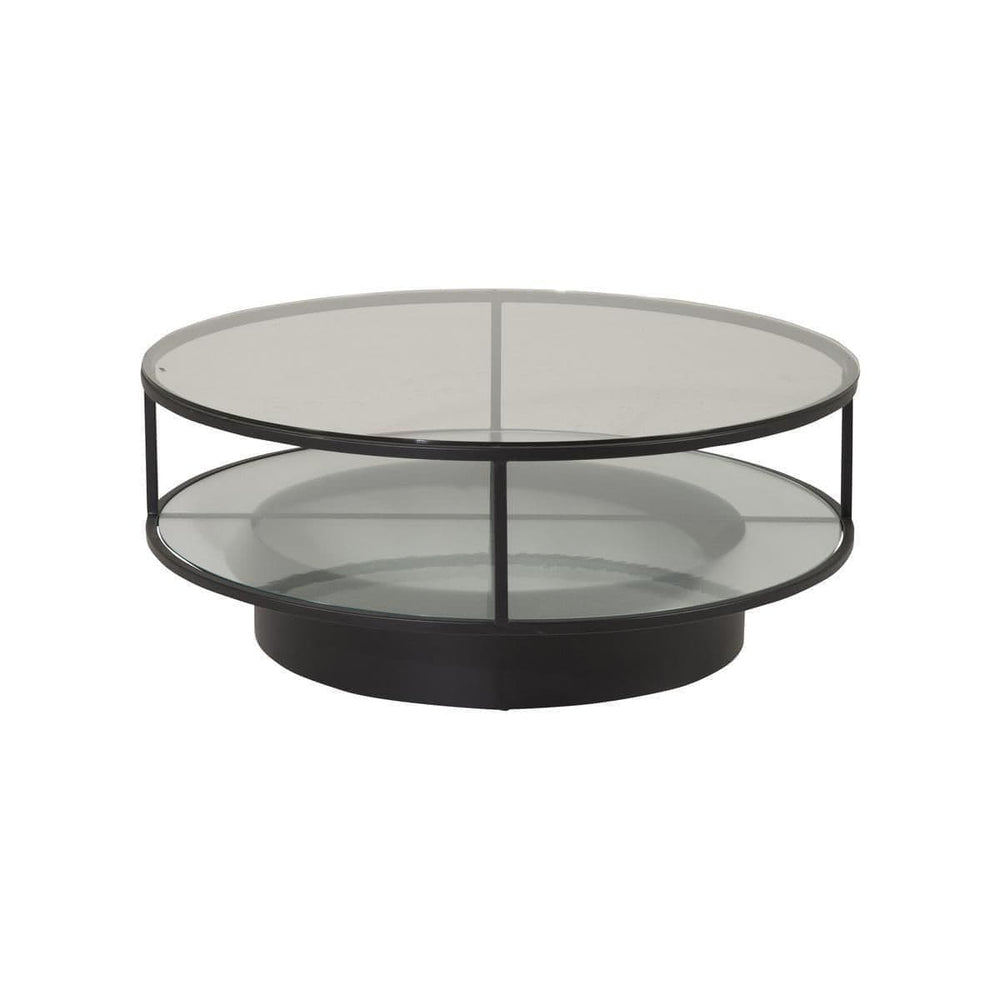 Falsterbo Round Sofa Table | Black, Modern Minimalist Design