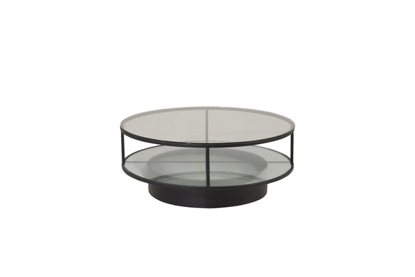 Falsterbo Round Sofa Table | Black, Modern Minimalist Design