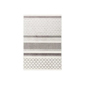 Freda Wool Blend Area Rug – Contemporary Dual Pattern Design, Soft Modern Floor Carpet for Living Room & Bedroom, Durable & Stylish Home Decor Rug - Sleek Furniture