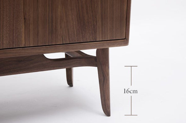 FU3 Modern Shoe Storage Cabinet Unit – Walnut & Black Finish Wooden Hallway Organizer with Multi - Layer Storage – Contemporary Space - Saving Footwear Rack - Sleek Furniture