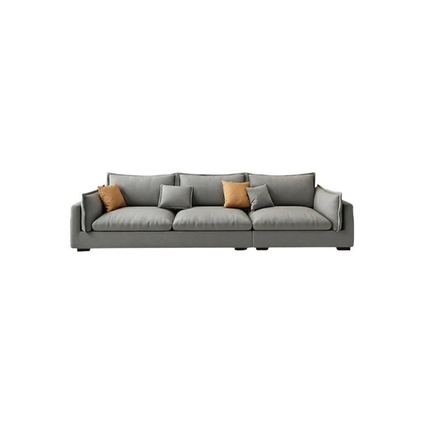 G918 Amos Three Seater Corner Sofa – Modern Leathaire Upholstered L-Shaped Sofa | Comfortable Contemporary Living Room Couch (Grey, Beige, Dark Grey, Blue) - Sleek Furniture
