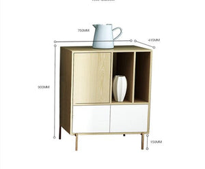 Harper Extendable TV Stand & Media Unit – Oak & White Finish | Modern Living Room TV Cabinet with Storage, Side Cabinet & Coffee Table Style Design - Sleek Furniture