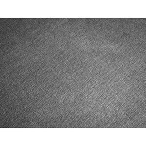 Hayward 3 Seater Chenille Fabric Sofa – Modern Dark Grey Upholstered Couch with Choice of Black or Light Oak Legs - Sleek Furniture