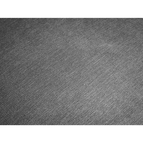 Hayward 3 Seater Chenille Fabric Sofa – Modern Dark Grey Upholstered Couch with Choice of Black or Light Oak Legs - Sleek Furniture
