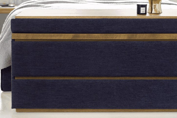 Hardy Bedside Chest of Drawers in Pumice House Basket Weave - My Store