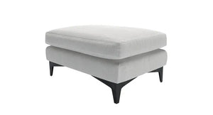Lars Medium Rectangular Footstool in Pumice House Basket Weave
