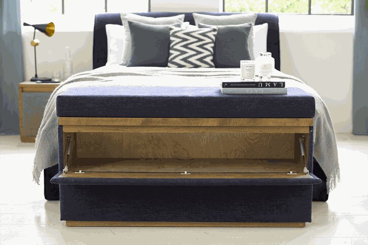 Hardy Bedside Chest of Drawers in Pumice House Basket Weave - My Store