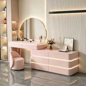 Rosalind Pink Vanity Desk