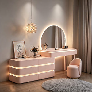 Rosalind Pink Vanity Desk