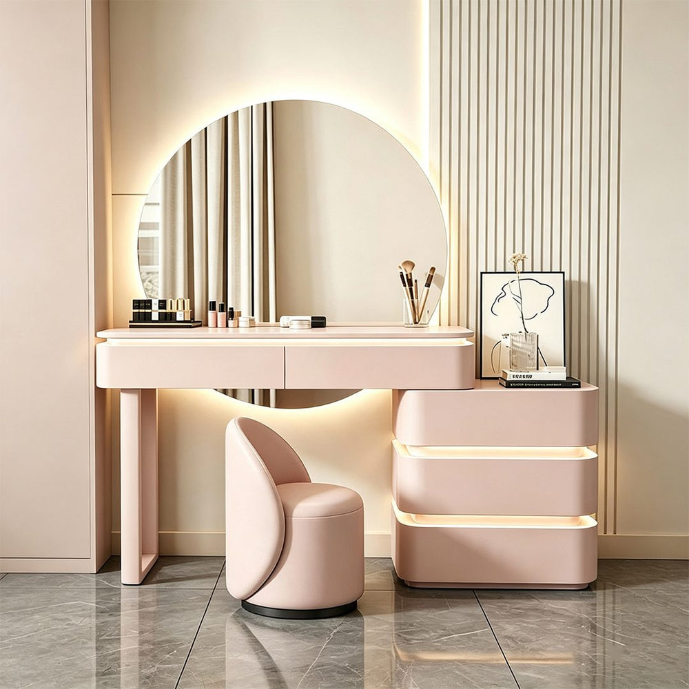 Rosalind Pink Vanity Desk