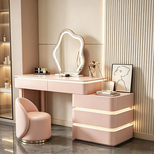 Rosalind Pink Vanity Desk