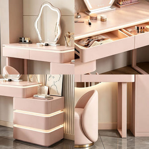 Rosalind Pink Vanity Desk