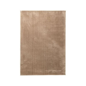 Blanca Beige Rug – 290x200 cm Rectangular Soft Polyester Carpet