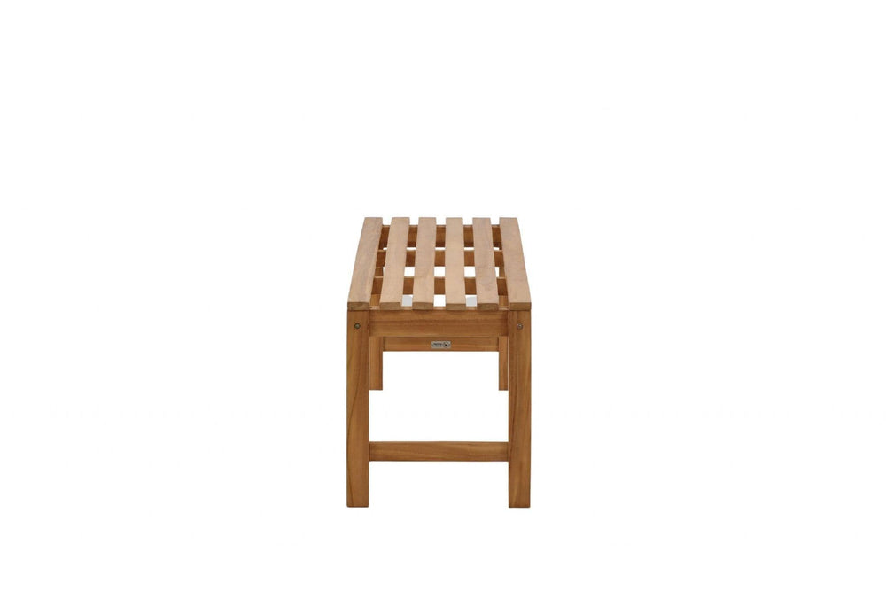 Kenya Outdoor Bench, Natural Teak | Classic Garden Seating 150 cm