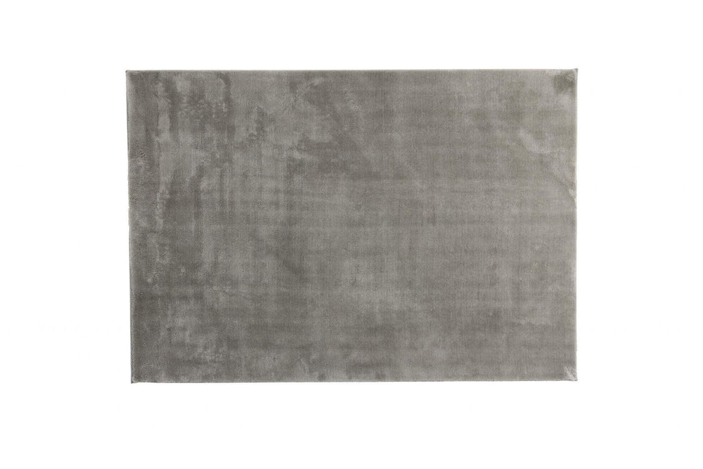 Blanca Light Grey Rug – 290x200 cm Rectangular Soft Polyester Carpet