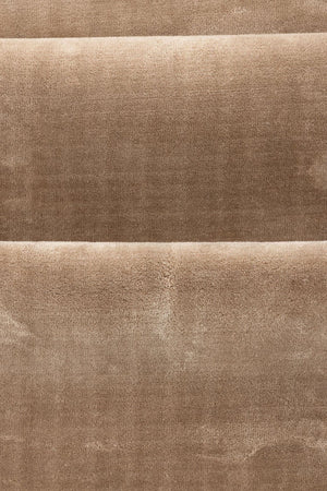 Blanca Beige Rug – 290x200 cm Rectangular Soft Polyester Carpet