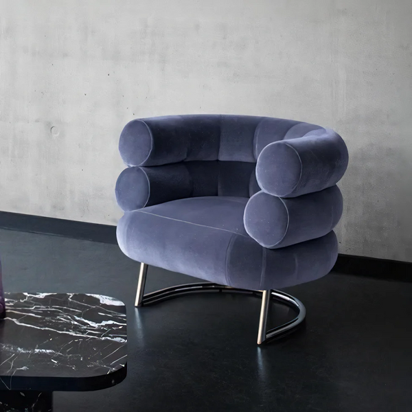 Demure Velvet Armchair – Contemporary Upholstered Accent Chair, Modern Living Room Seating, Comfortable Lounge Chair for Bedroom, Office & Lounge – Green, Black, White, Blue - My Store