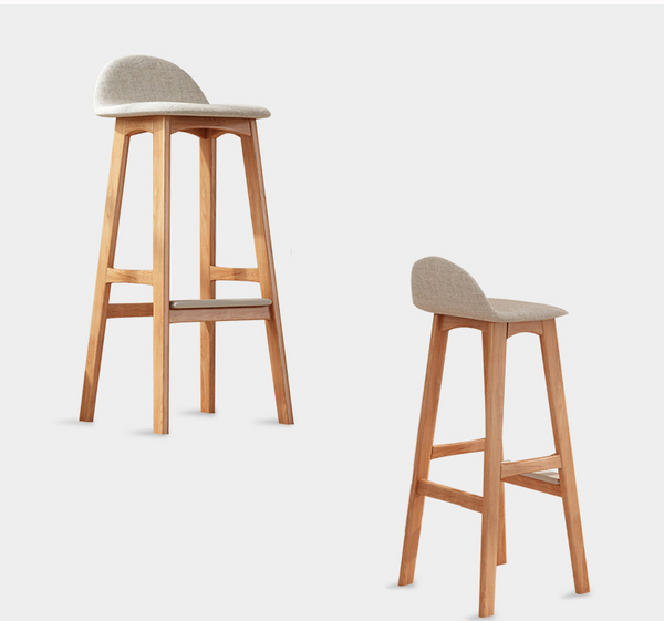 Weilai J51 Wooden Bar Table with Modern Design, Compact High Dining Table for Kitchen, Breakfast Area, Home Bar and Café Use