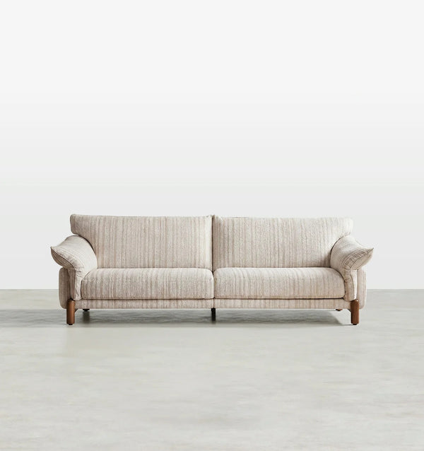 Eclat 2-Seater Sofa – Modern Linen & Chenille Upholstered Couch | Contemporary Living Room Sofa in Multiple Colours - My Store