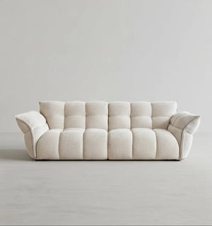 Winslow Pumpin 3 Seater Boucle Sofa – Modern Contemporary Large Couch with High Resilience Sponge Comfort Seating for Living Room - My Store
