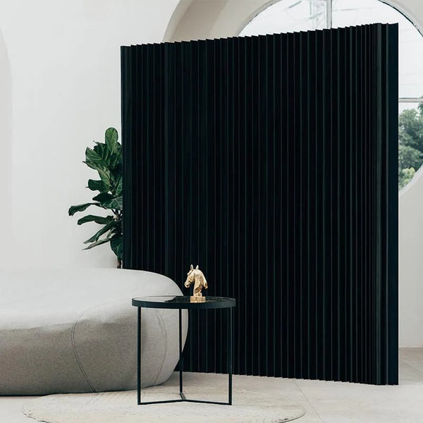 Accordion Folding Screen Room Divider – Expandable 2–3m Cardboard Privacy Partition, 2.4m Height, Lightweight Portable Decorative Wall Divider for Home, Office & Events - My Store